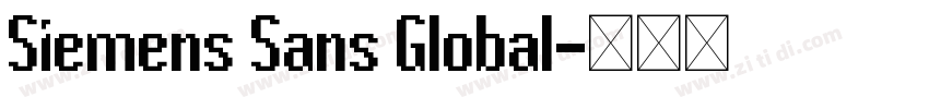 Siemens Sans Global字体转换